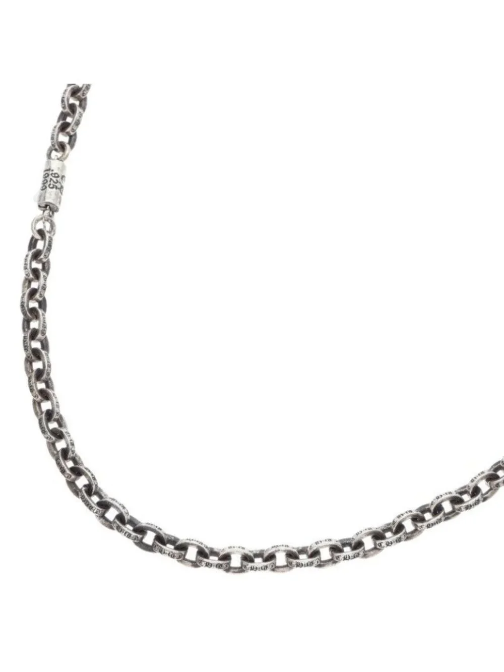 Chrome Hearts Paper Chain 20 Silver Necklace